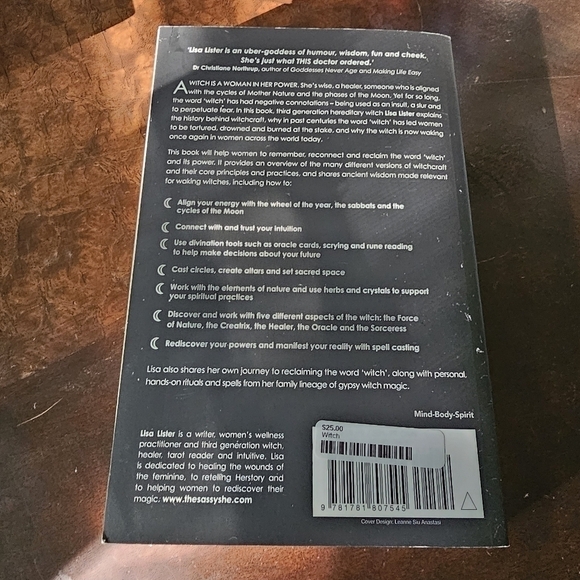 Witch: Unleashed. Untamed. Unapologetic. Book By Lisa Lister, SoftCover - Picture 2 of 8